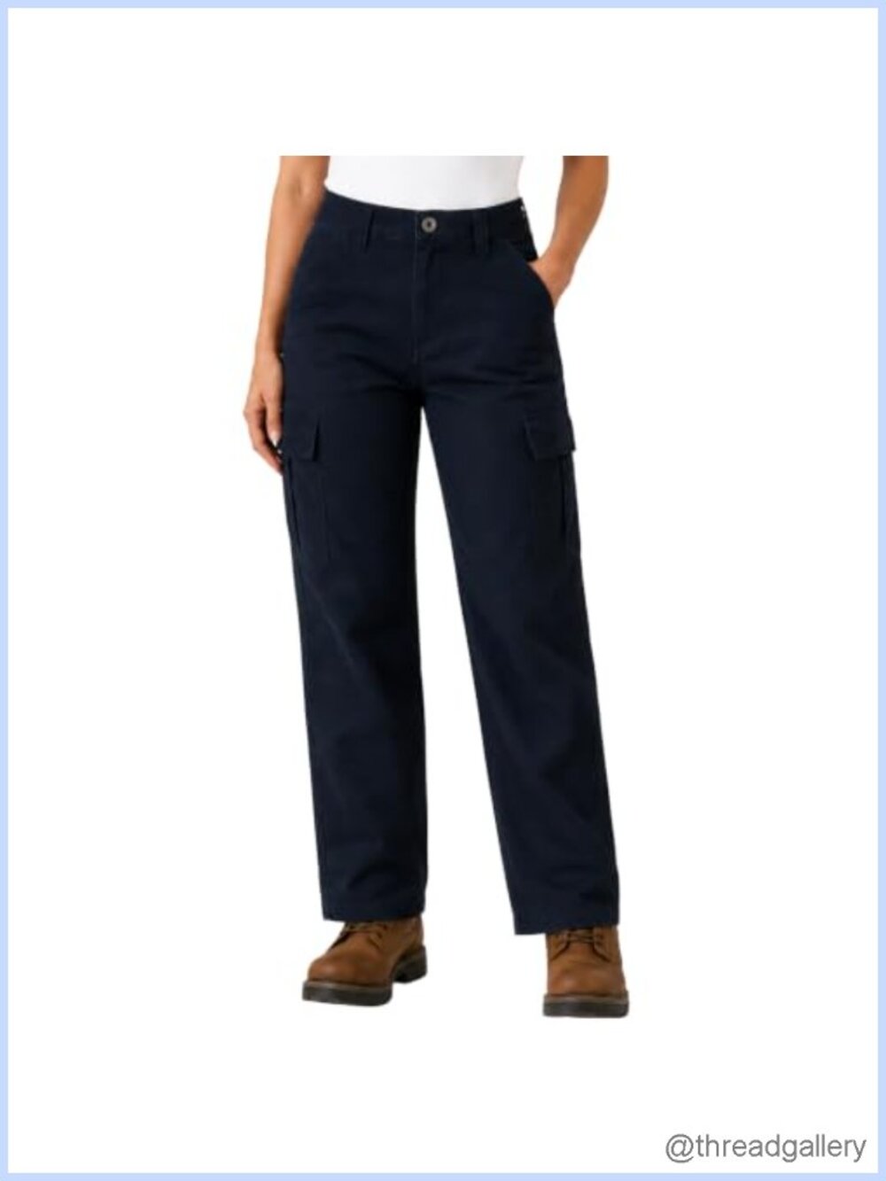 Dickies Relaxed Fit Cotton Cargo Work Pants Straight Leg Utility